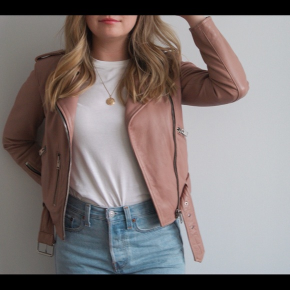 *SOLD* All Saints Leather Jacket - Picture 3 of 4